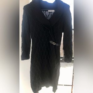 Calvin Klein Black Knit Dress Size S